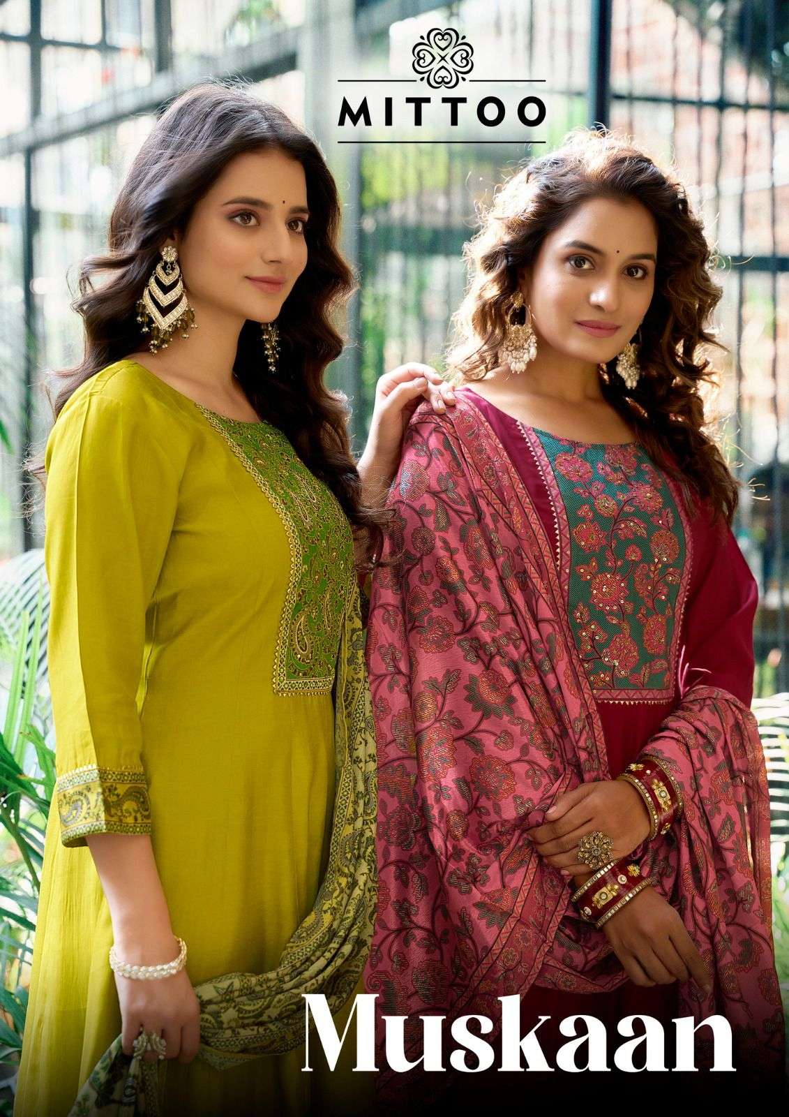 MITTOO MUSKAAN 1001 TO 1006 SERIES PURE SILK DRESSES-00014