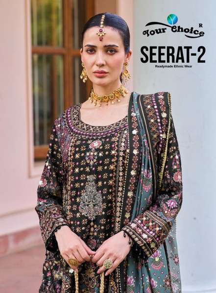 YOUR CHOICE SEERAT VOL-02 2001 TO 2002 SERIES HEAVY PREMIUM CHINON DRESSES-00150