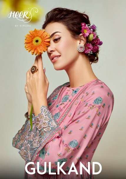 HEER GULKAND PURE MUSLIN PRINTED EMBROIDERY PAKISTANI DRESSES-00150