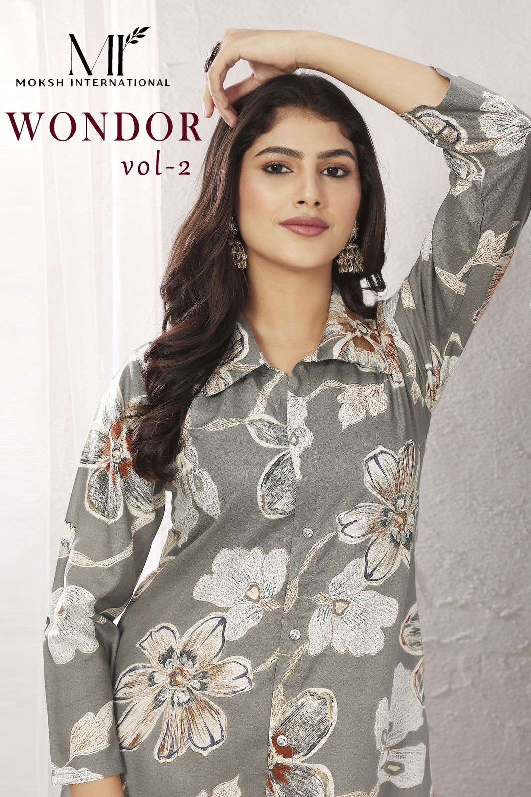 MOKSH INTERNATIONAL WONDOR VOL-2 860 TO 862 SERIES RAYON PRINTED CO-ORD SET- 00154