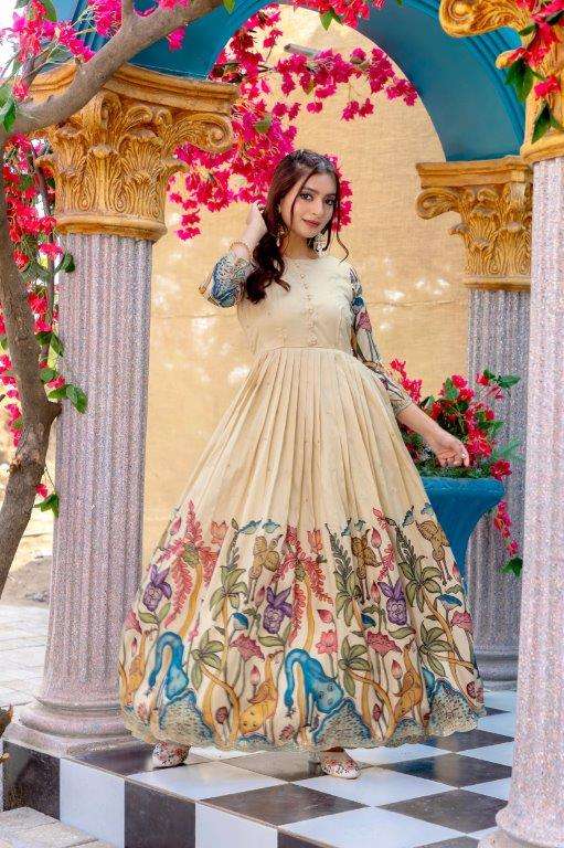 SHIVANI VOL-36 BY ASLIWHOLESALE DESIGNER PURE SILK GOWNS-00282