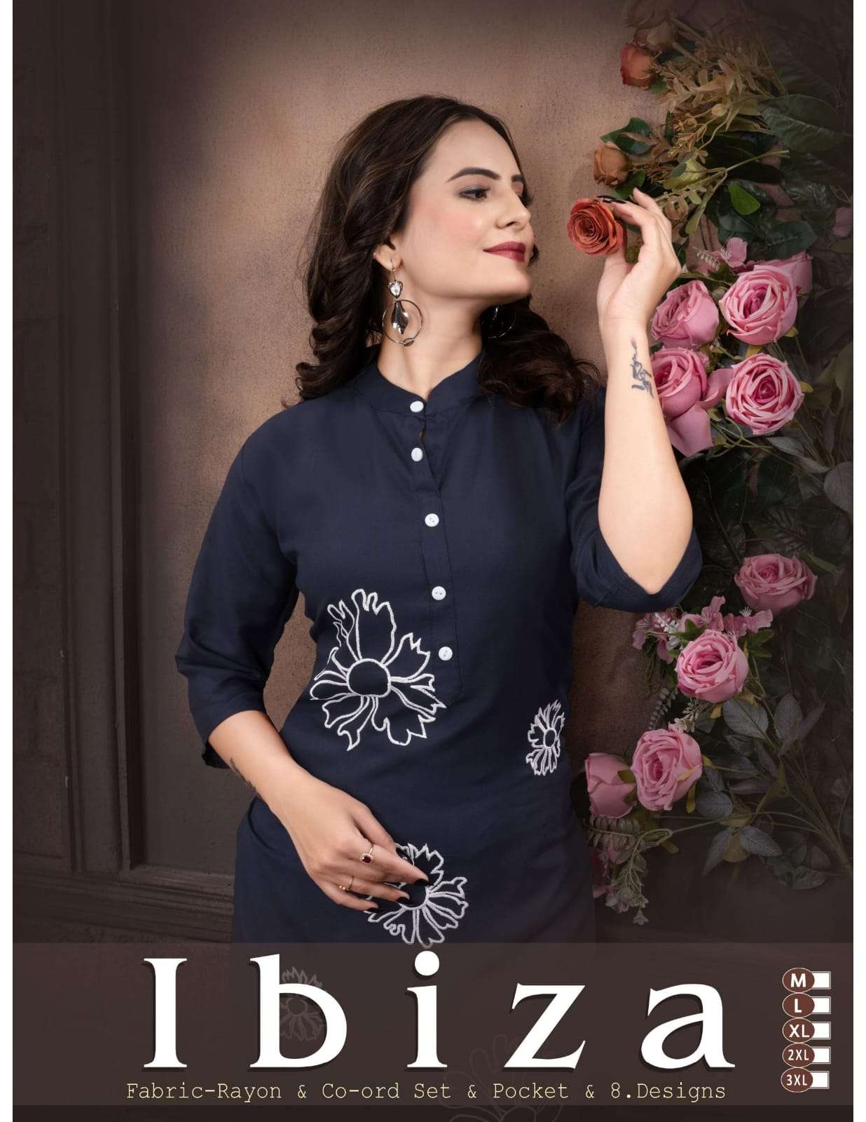 TREBDY IBIZA VOL-1 BY ASLIWHOLESALE DESIGNER PURE RAYON CO-ORD SET-00093