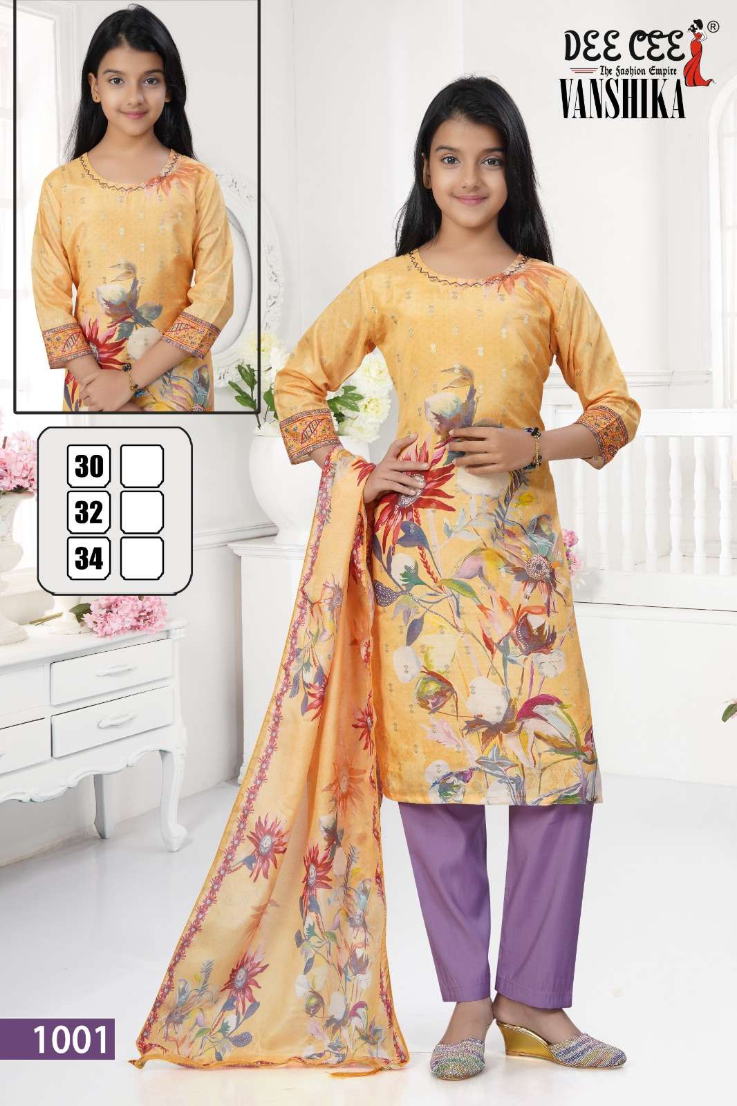 DEE CEE VANSHIKA PURE SILK HAND WORK DRESSES-00014