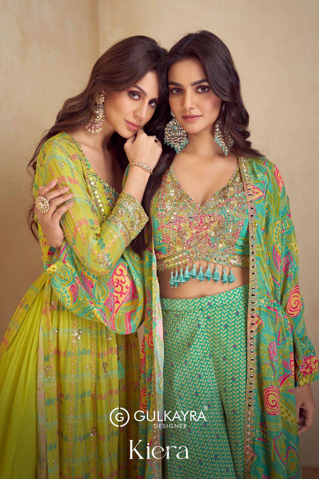 GULKAYRA KIERA PURE CHINON SILK PRINTED DRESSES-00028