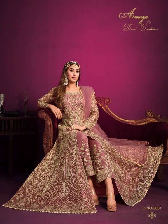 TWISHA AANAYA VOL-156 PURE NET EMBROIDERY PAKISTANI DRESSES-00274