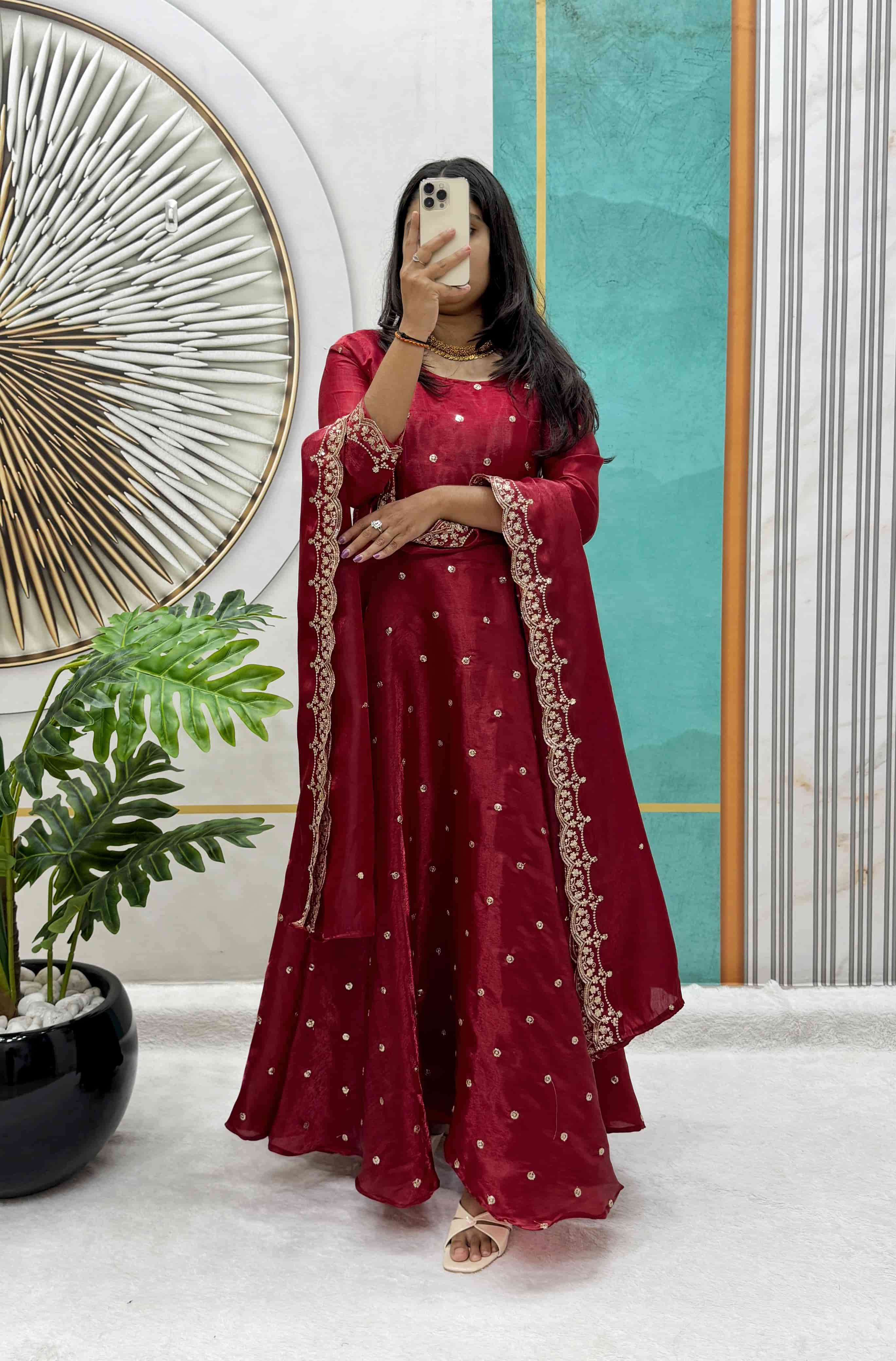 212 HIT DESIGN BY ASLIWH0OLESALE DESIGNER PURE SILK EMBROIDERY GOWNS-00291