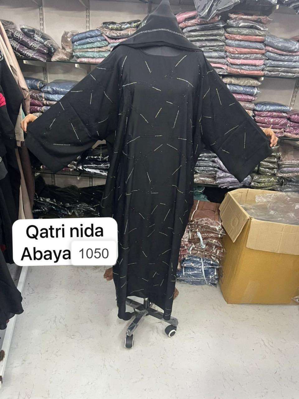 ABAYA VOL-1 BY ASLIWHOLESALE DESIGNER PURE QATRI NIDA BURQA-00302