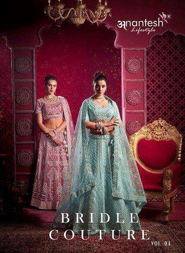 ANANTESH LIFESTYLE BRIDLE COUTURE VOL-4 9017 TO 9020 SERIES PURE NET SEQUANCE LEHENGAS-00304