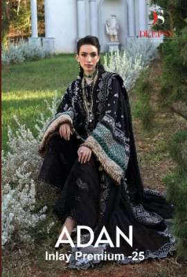 DEEPSY SUIT ADAN INLAY PREMIUM-25 1341 TO 1346 SERIES PURE COTTON EMBROIDERY PAKISANI DRESSES-00011
