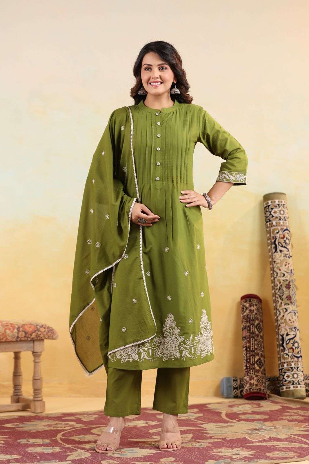 ENSTINKT PLUSH COTTON SERIES-53 PURE COTTON SEQUENCE DRESSES-00288