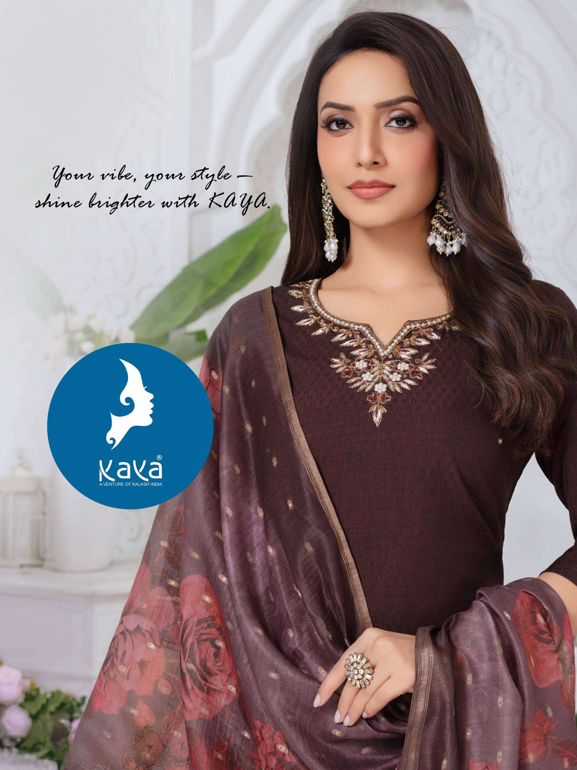 KAYA KUNTI 01 TO 06 SERIES PURE DOBBY EMBROIDERY DRESSES-0014