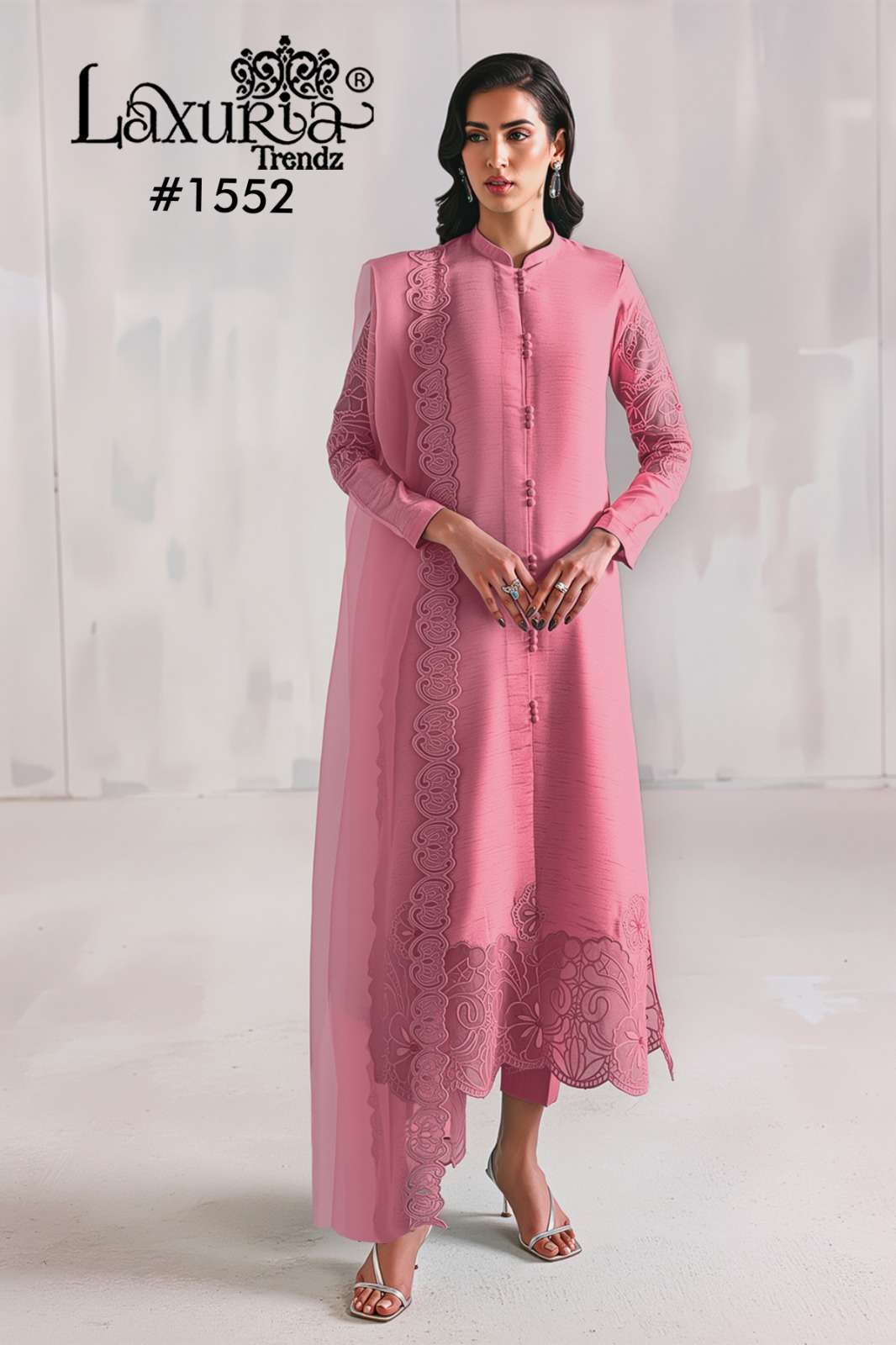 LAXURIA 1552 PURE CRUSH EMBROIDERY PAKISTANI DRESSES-00005