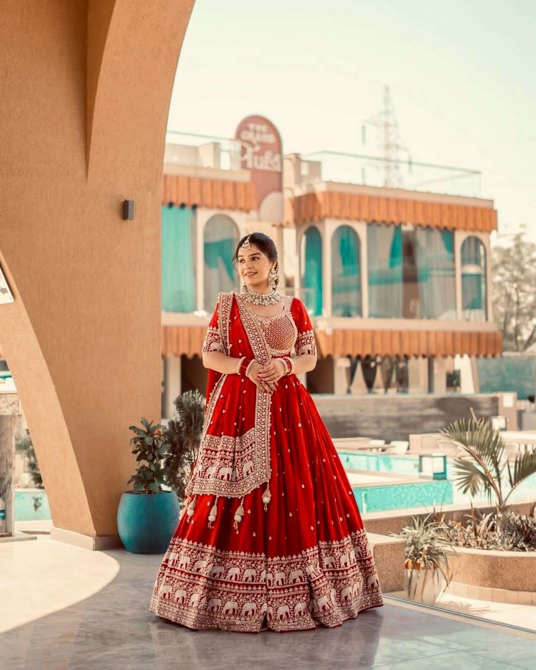 NAVYA VOL-43 BY ASLIWHOLESALE DESIGNER PURE FAUX GEORGETTE EMBROIDERY LEHENGAS-00294