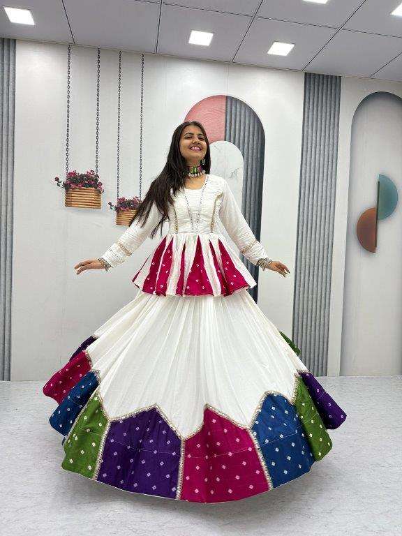 PC-N54 BY ASLIWHOLESALE DESIGNER PURE COTTON LEHENGAS-00045