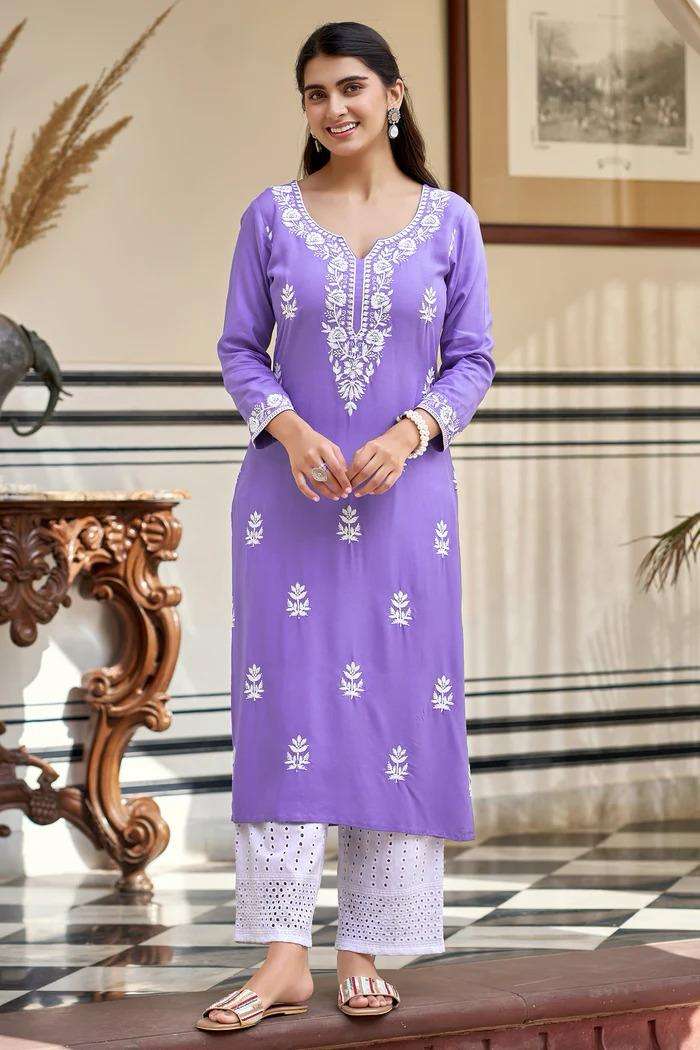 SC627 B ASLIWHOLESALE DESIGNER PURE VISCOSE EMBROIDERY DRESSES-00264