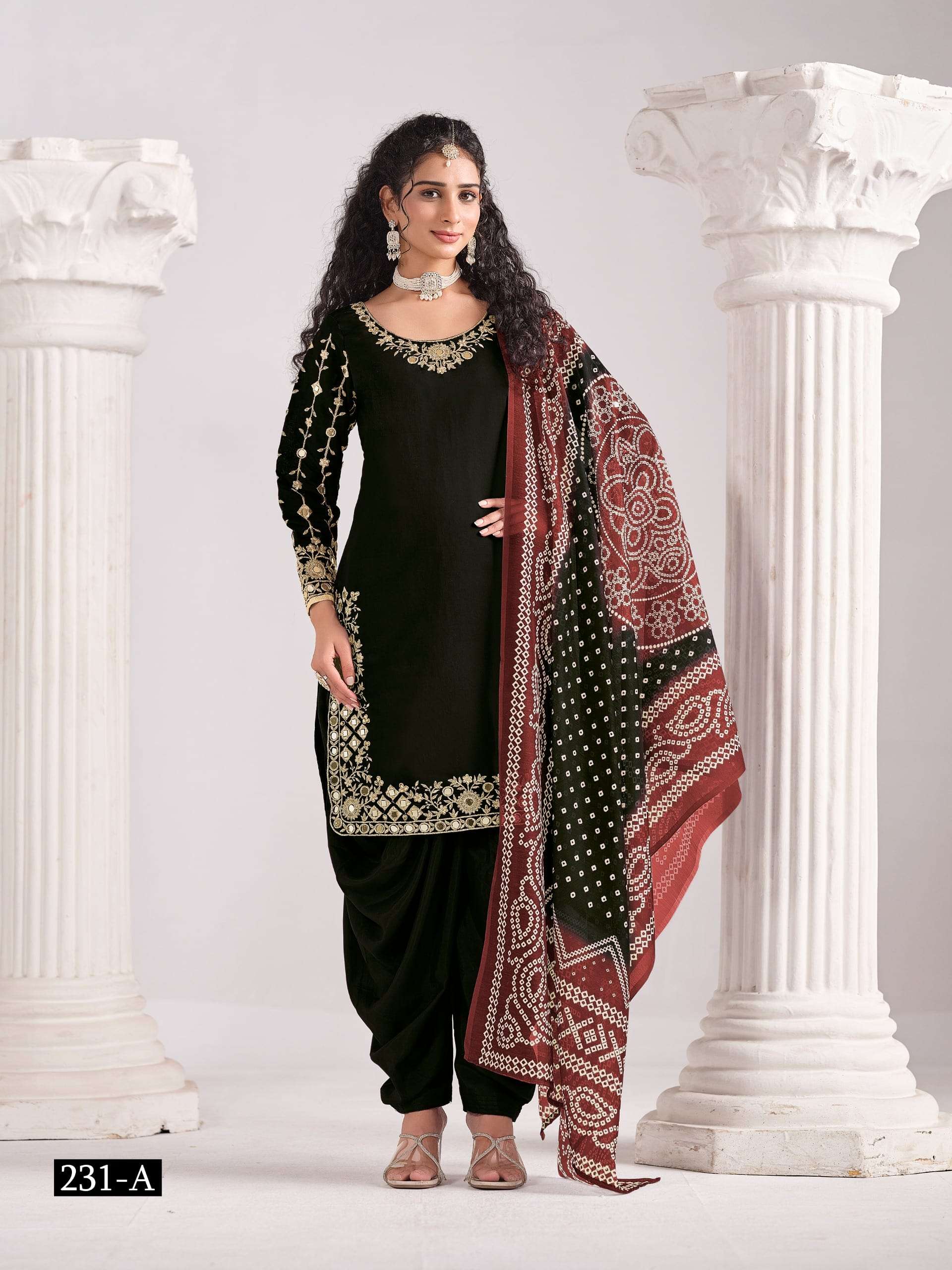 TWISHA AANAYA VOL-231 231-A TO 231-D SERIES PURE ROMAN SILK PAKISTANI DRESSES-00274