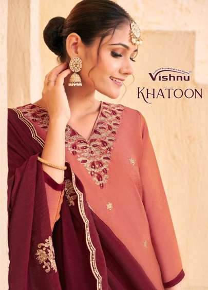 VISHNU KHATOON 42001 TO 40210 SERIES PURE SILK DRESSES-00011
