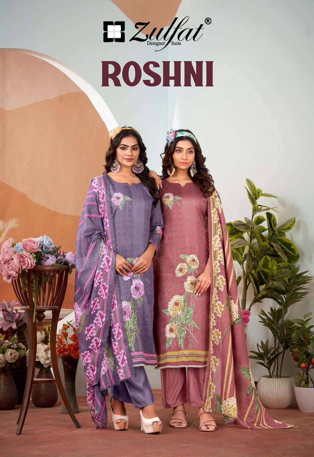 ZULFAT ROSHNI PURE COTTON PRINTED PAKISTANI DRESSES-00201