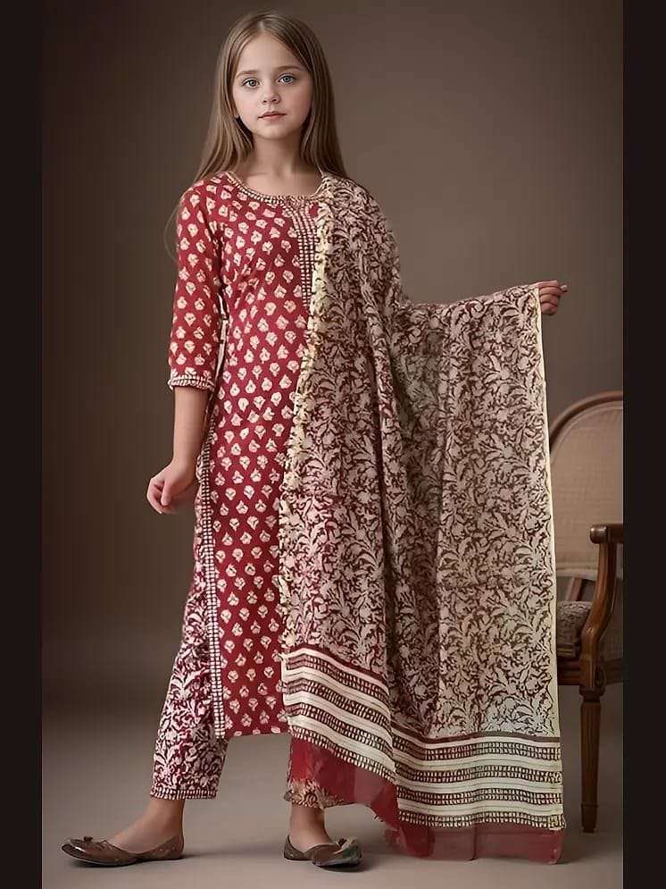 155 SERIES BY ASLIWHOLESALE DESIGNER PURE COTTON PRINTED KIDS WEAR-00293