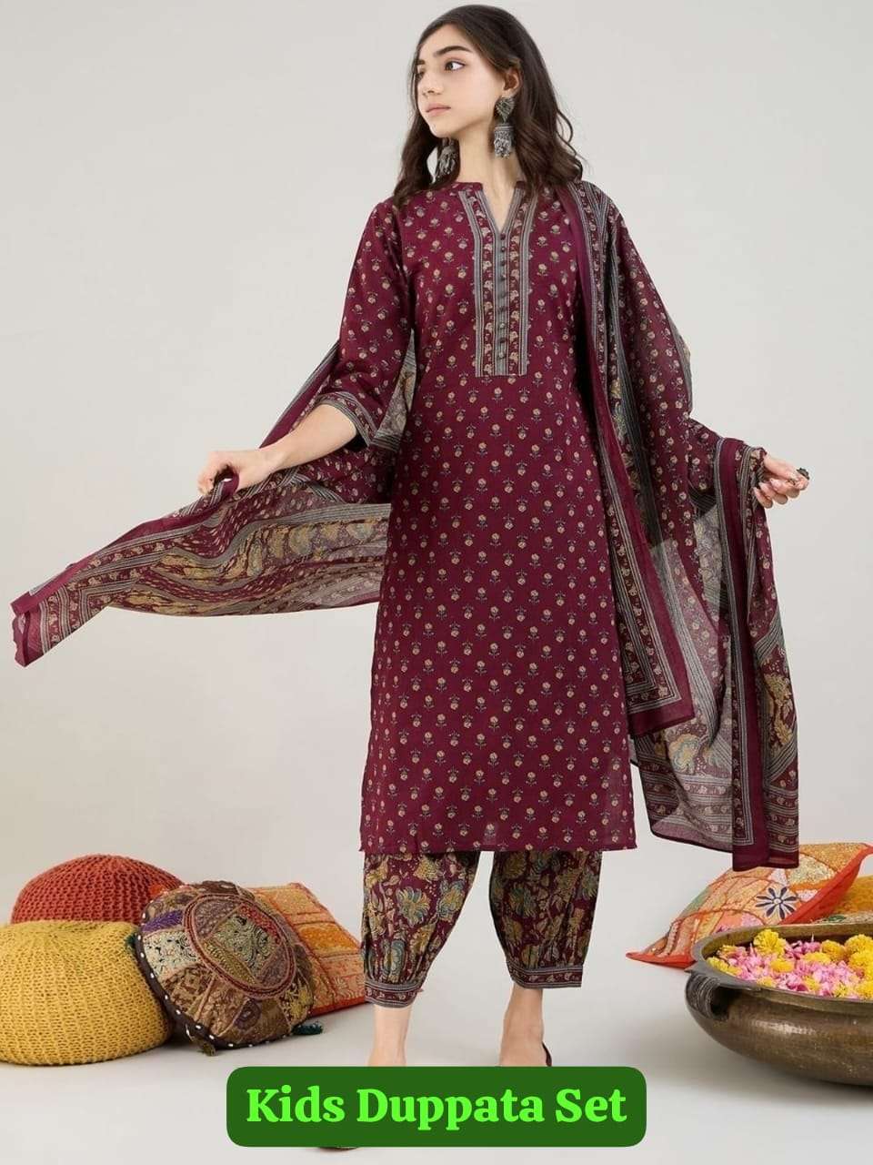160 SERIES BY ASLIWHOLESALE DESIGNER PURE COTTON PRINTED KIDS WEAR-00293