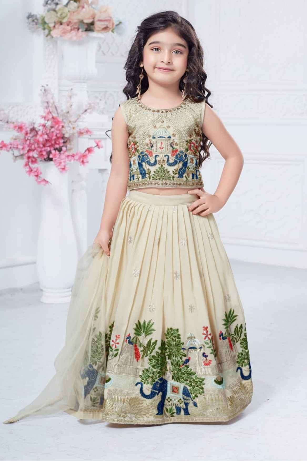 162 SERIES BY ASLIWHOLESALE DESIGNER PURE MUSLIN PRINTED KIDS WEAR-00293