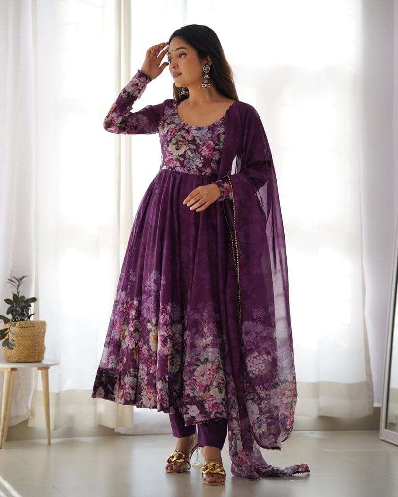 163 SERIES BY ASLIWHOLESALE DESIGNER PURE GROGETTE PRINTED DRESSES-00293