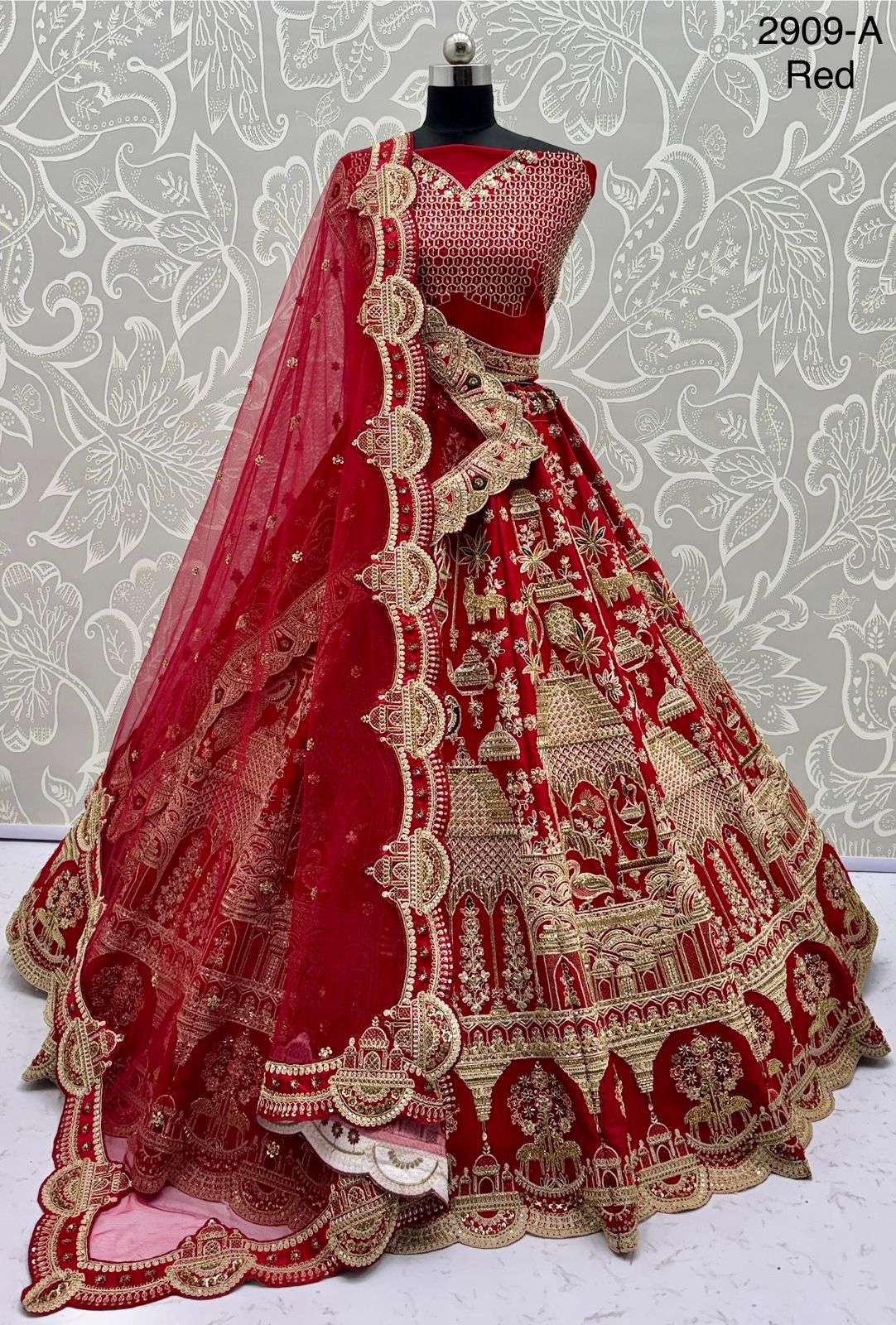 2909 HIT COLOUR NX BY ASLIWHOLESALE DESIGNER PURE SILK EMBROIDERY LEHENGAS-00130