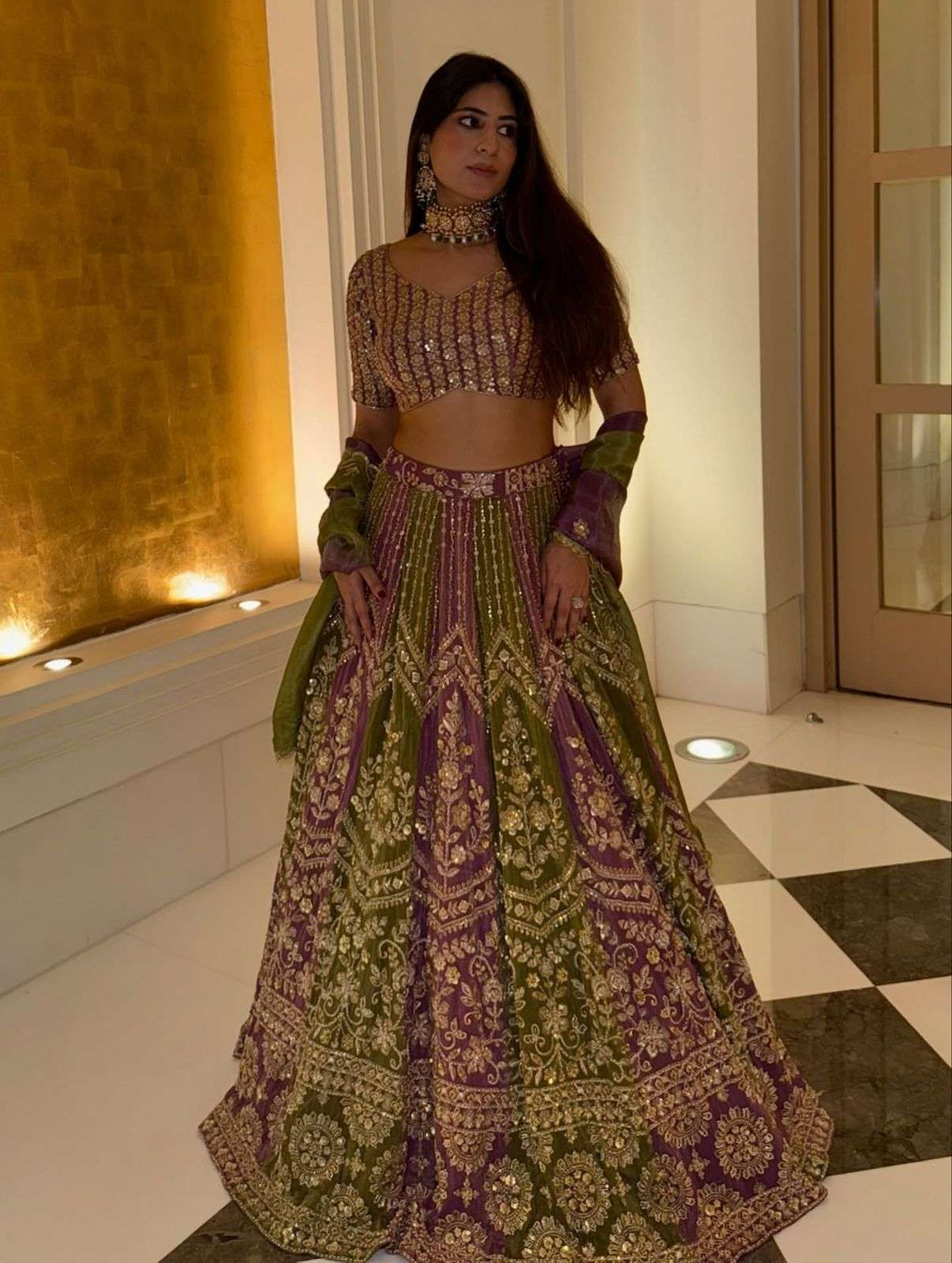 379 HIT COLOUR BY ASLIWHOLESALE DESIGNER PURE FAUX GEORGETTE EMBROIDERY LEHENGAS-00246