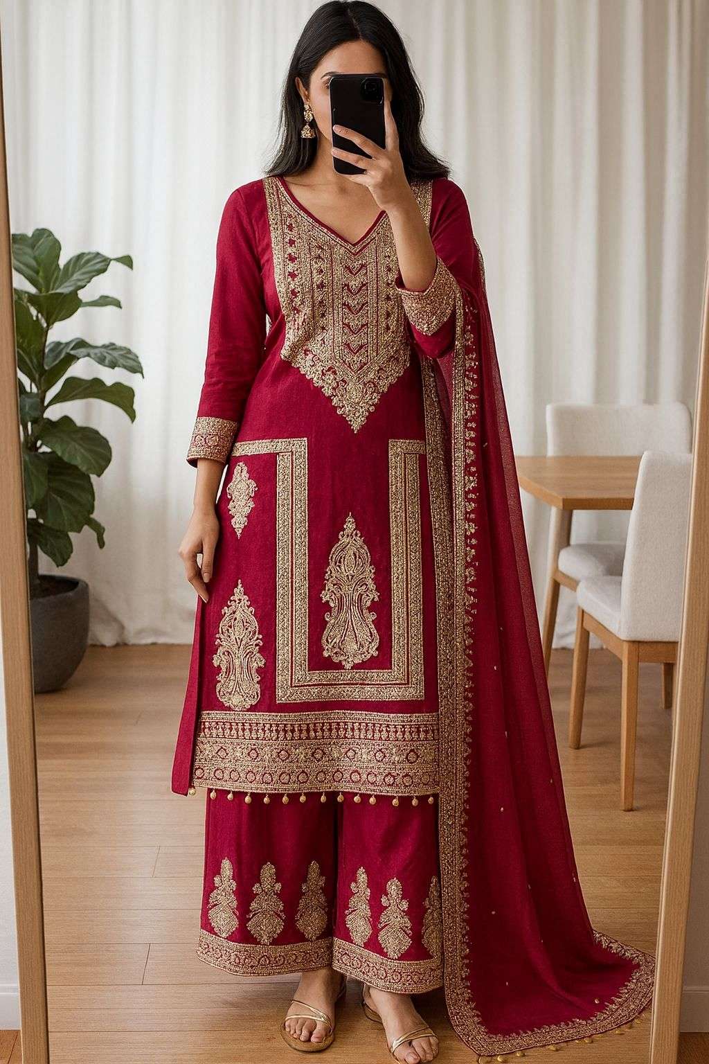 5237 HIT COLOUR BY ASLIWHOLESALE DESIGNER PURE COTTON EMBROIDERY DRESSES-00262