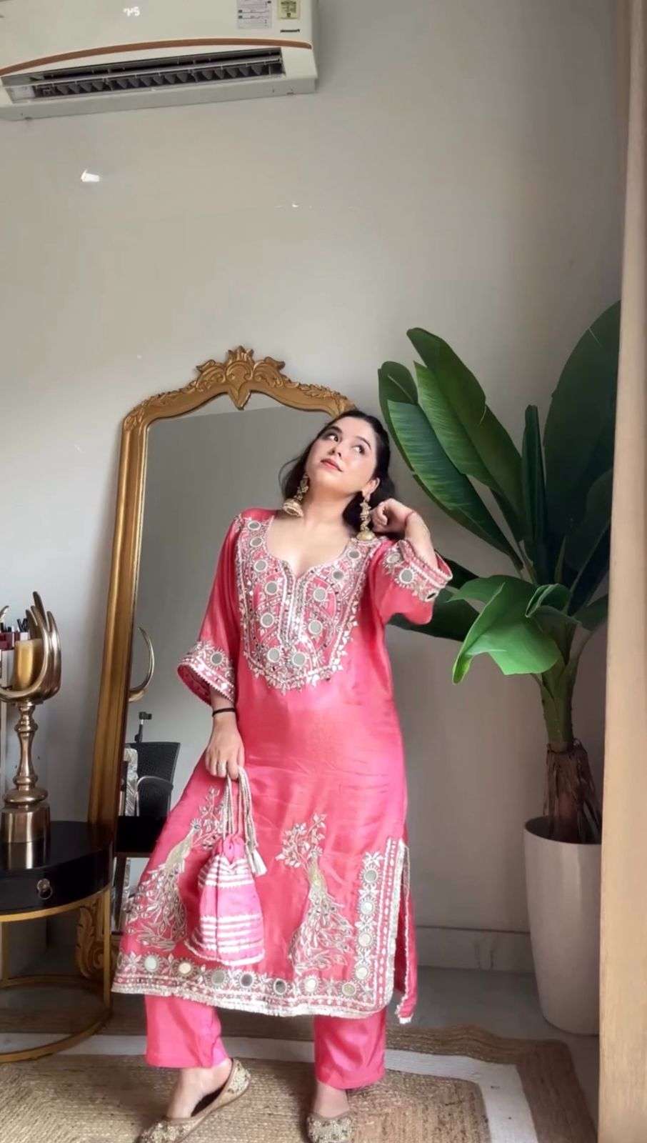 5919 HIT COLOUR BY ASLIWHOLESALE DESIGNER PURE ROMAN SILK EMBROIDERY DRESSES-00242