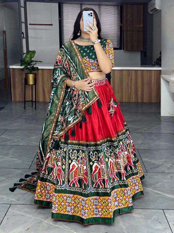 8018 COLOUR BY ASLIWHOLESALE DESIGNER PURE DOLA SILK PRINTED LEHENGAS-00135