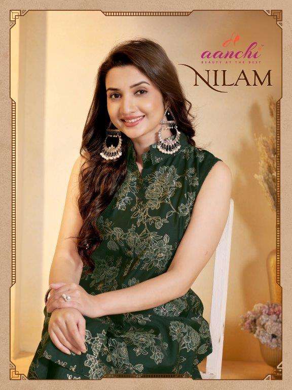 AANCHI NILAM 1001 TO 1004 SERIES PURE VATICAN FANCY PRINTED CO-ORD SET-00286