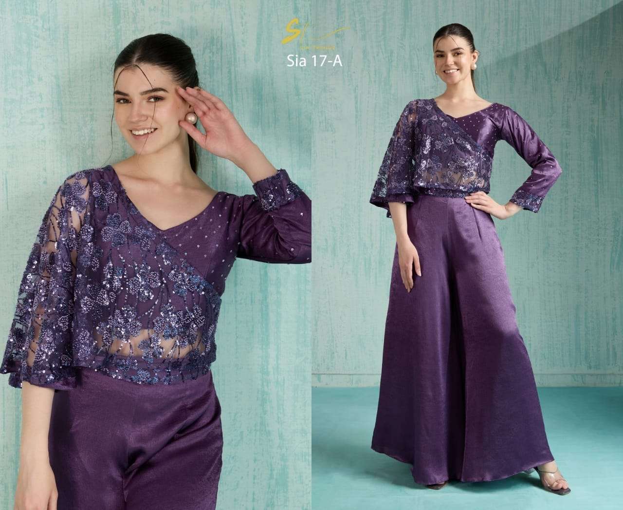AMOHA TRENDZ SIA-17 PURE FANCY EMBROIDERY CASUALS-00007