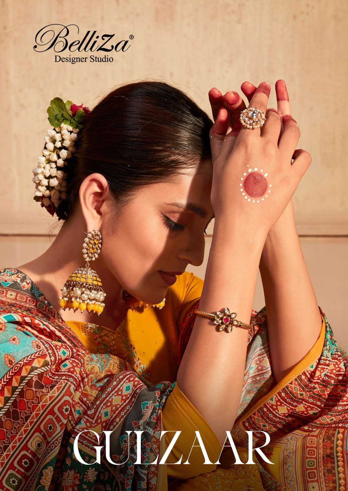 BELLIZA GULZAAR 803-001 TO 803-008 SERIES PURE JAAM EMBROIDERY PAKISTANI DRESSES-00011