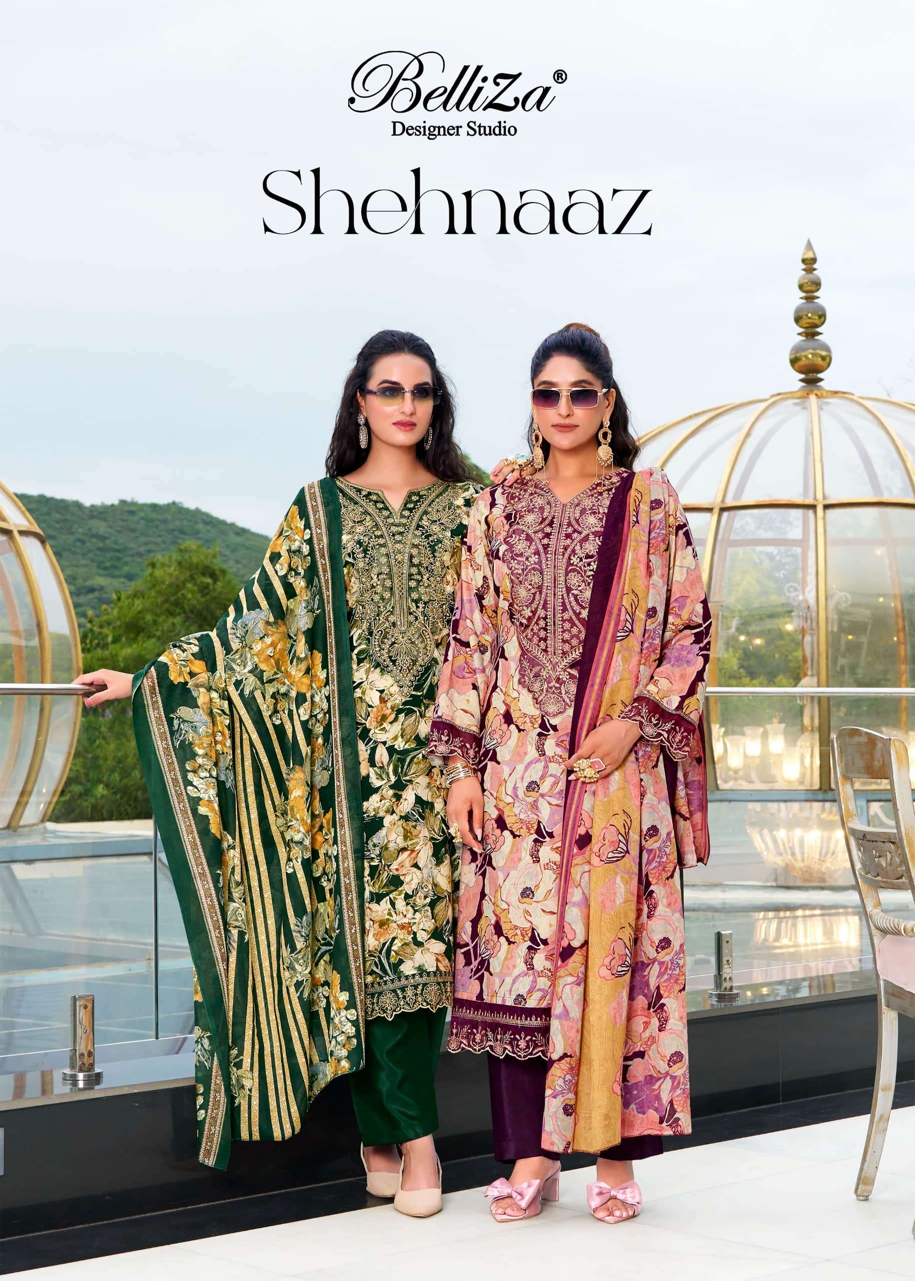 BELLIZA SHEHNAAZ 894-001 TO 894-006 SERIES PURE VISCOSE RAYON PRINTED PAKISTANI DRESSES-00201
