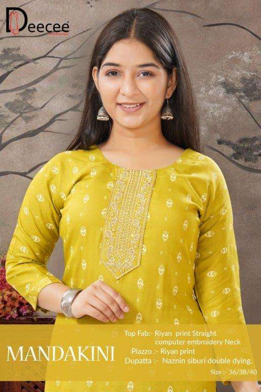 DEECEE MANDAKINI 1001 TO 1006 SERIES PURE RAYON PRINTED KIDS WEAR-00093