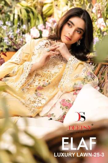 DEEPSY SUIT LUXURY LAWN-25 VOL-03 1391 TO 1395 SERIES PURE COTTON EMBROIDERY PAKISTANI DRESSES-00011