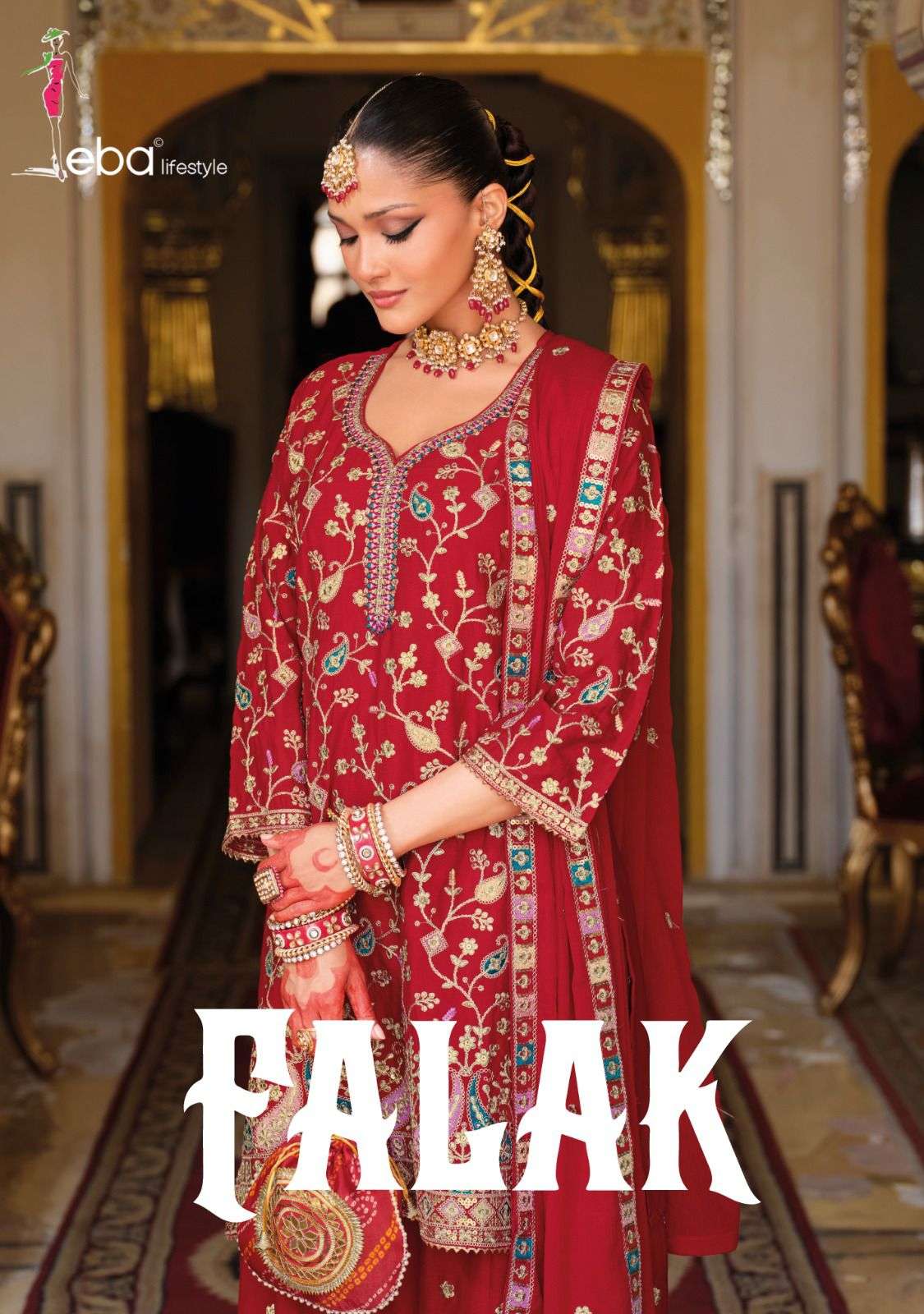 EBA LIFESTYLE FALAK 1968 TO 1970 SERIES PURE CHINON EMBROIDERY DRESSES-00289