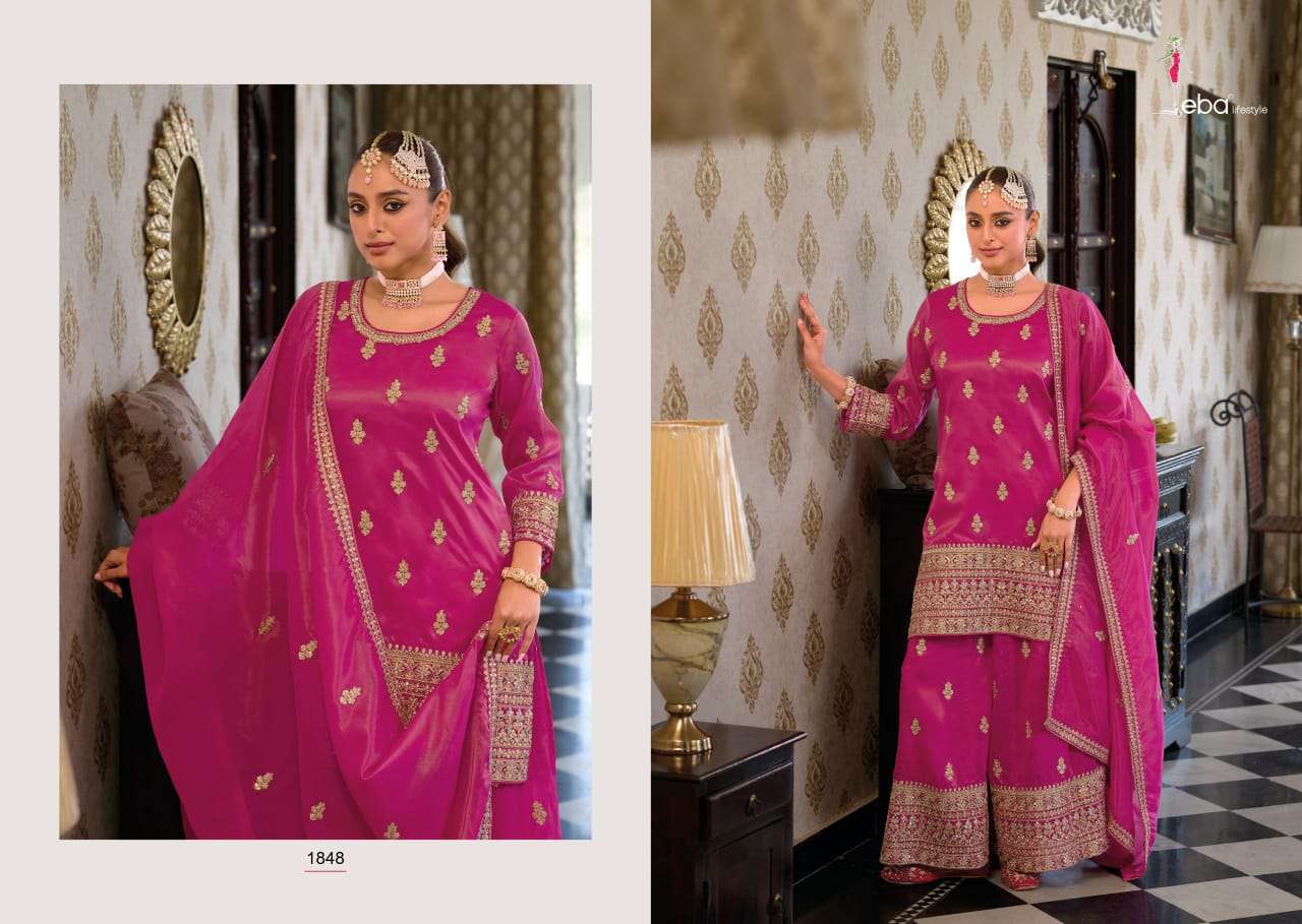 EBA LIFESTYLE HEERAMANDI 1848 TO 1850 SERIES PURE SIMAR FANCY EMBROIDERY DRESSES-00289