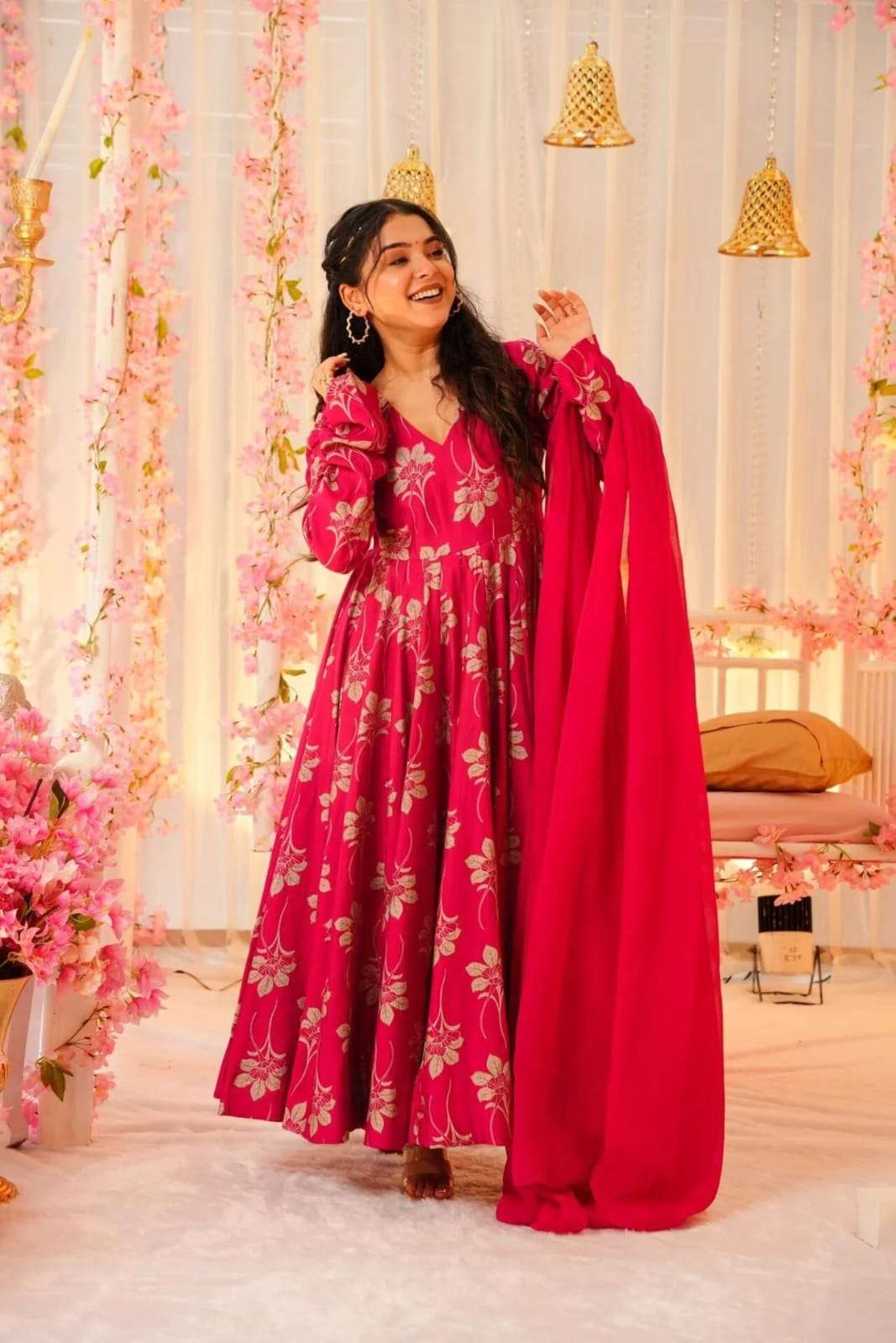 FLORIS BY ASLIWHOLESALE DESIGNER PURE RAYON EMBROIDERY DRESSES-00264