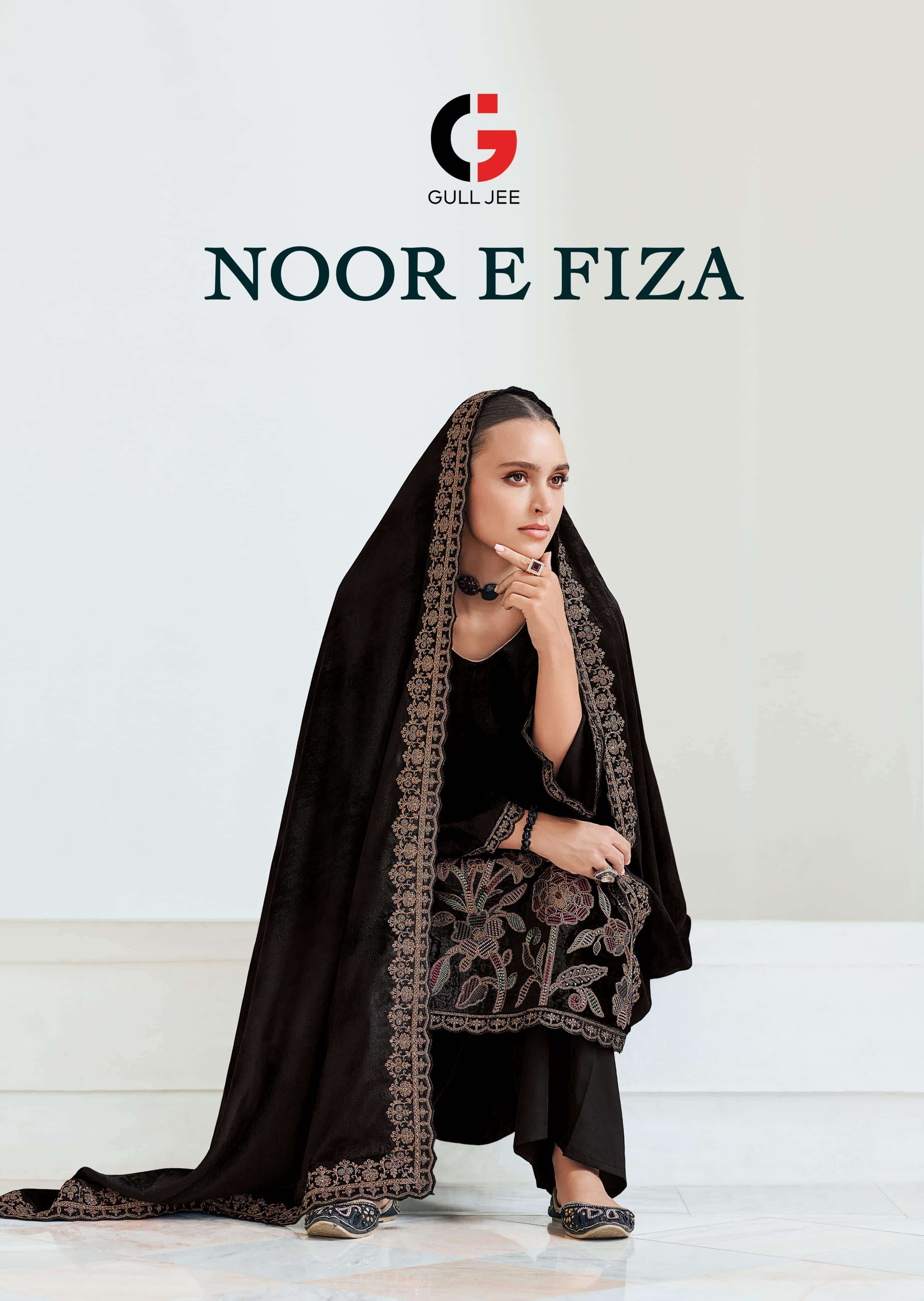 GULL JEE NOOR E FIZA 30001 TO 30006 SERIES PURE VISCOSE VELVET EMBROIDERY PAKISTANI DRESSES-00011