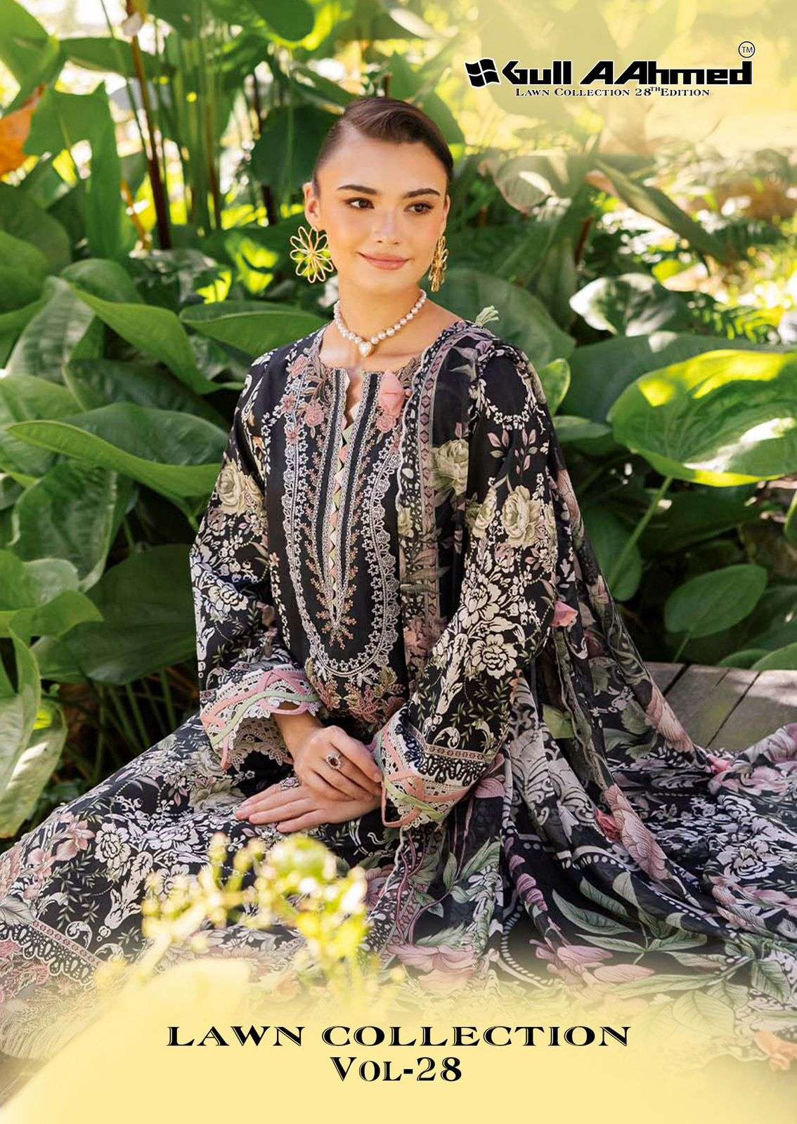 GULLAAHMED LAWN COLLECTION VOL-28 227 TO 232 SERIES PURE LAWN PAKISTANI DRESSES-00201