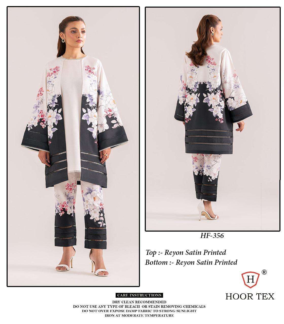 HOOR TEX HF-356 PURE RAYON PRINTED CO-ORD SET-00020