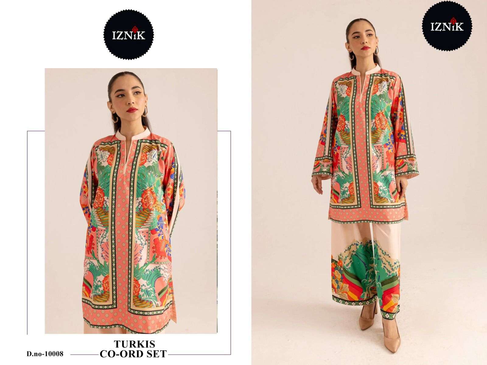 IZNIK TURKISH CO-ORD SET VOL-03 PURE LAWN PRINTED CO-ORD SET-00071