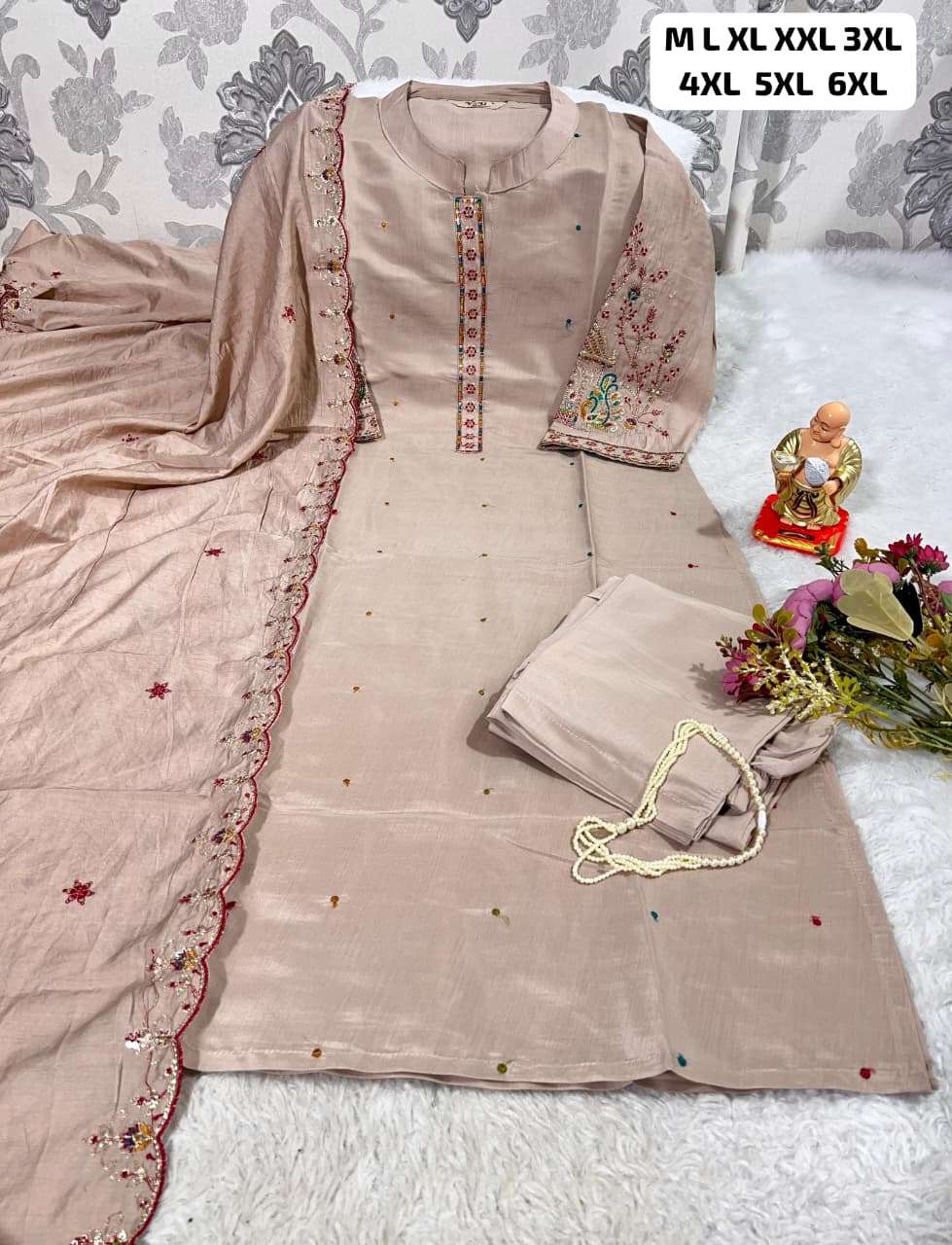 JYOTI VOL-315 BY ASLIWHOLESALE DESIGNER PURE MUSLIN SILK EMBROIDERY DRESSES-00233
