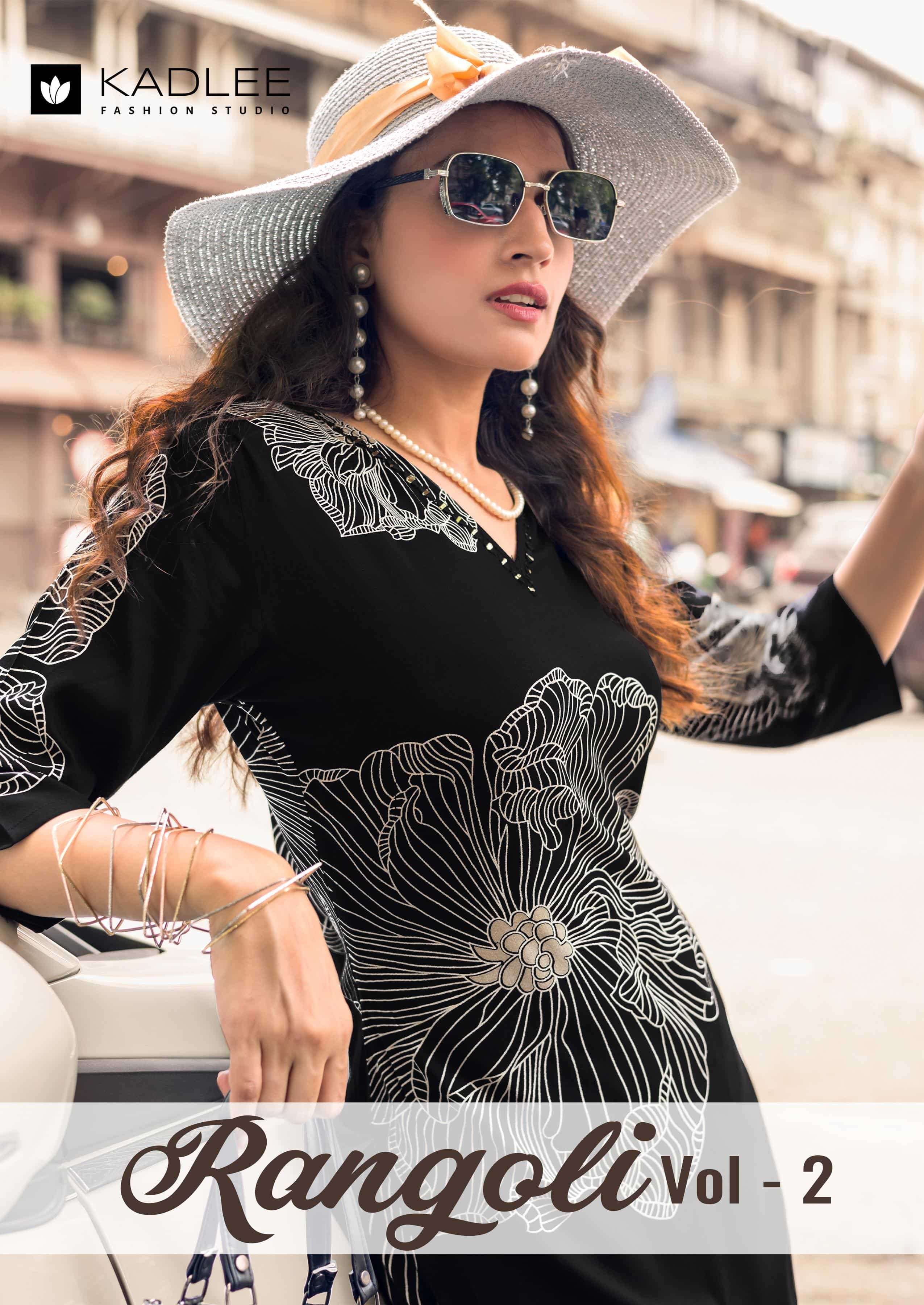 KADLEE RANGOLI VOL-02 4007 TO 4012 SERIES PURE RAYON PRINTED CO-ORD SET-00014