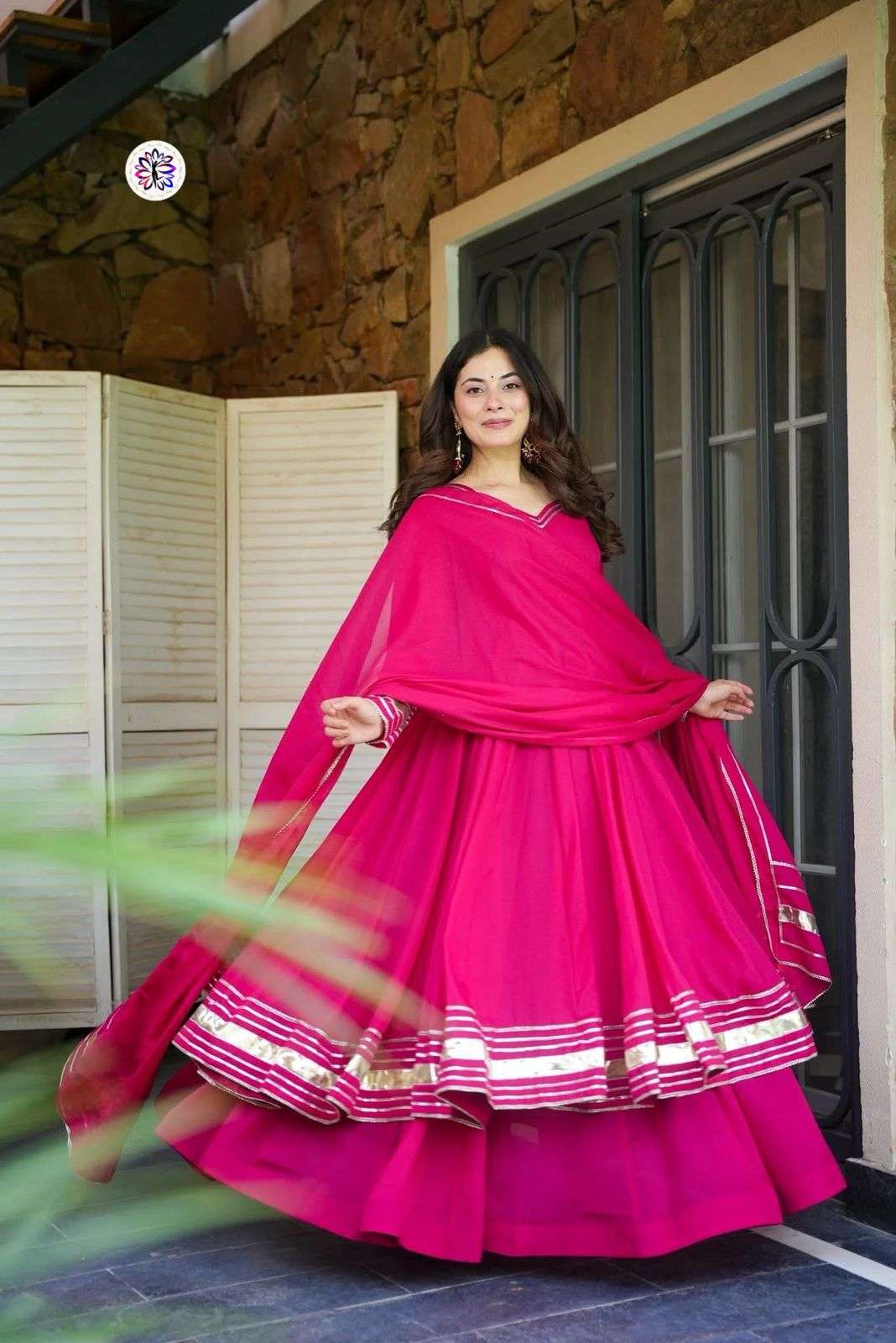 KF-5028 BY ASLIWHOLESALE DESIGNER PURE GEORGETTE EMBROIDERY DRESSES-00096