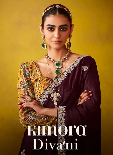 KIMOR DIVANI 2151 TO 2161 SERIES PURE TISSUE SAREES-00137