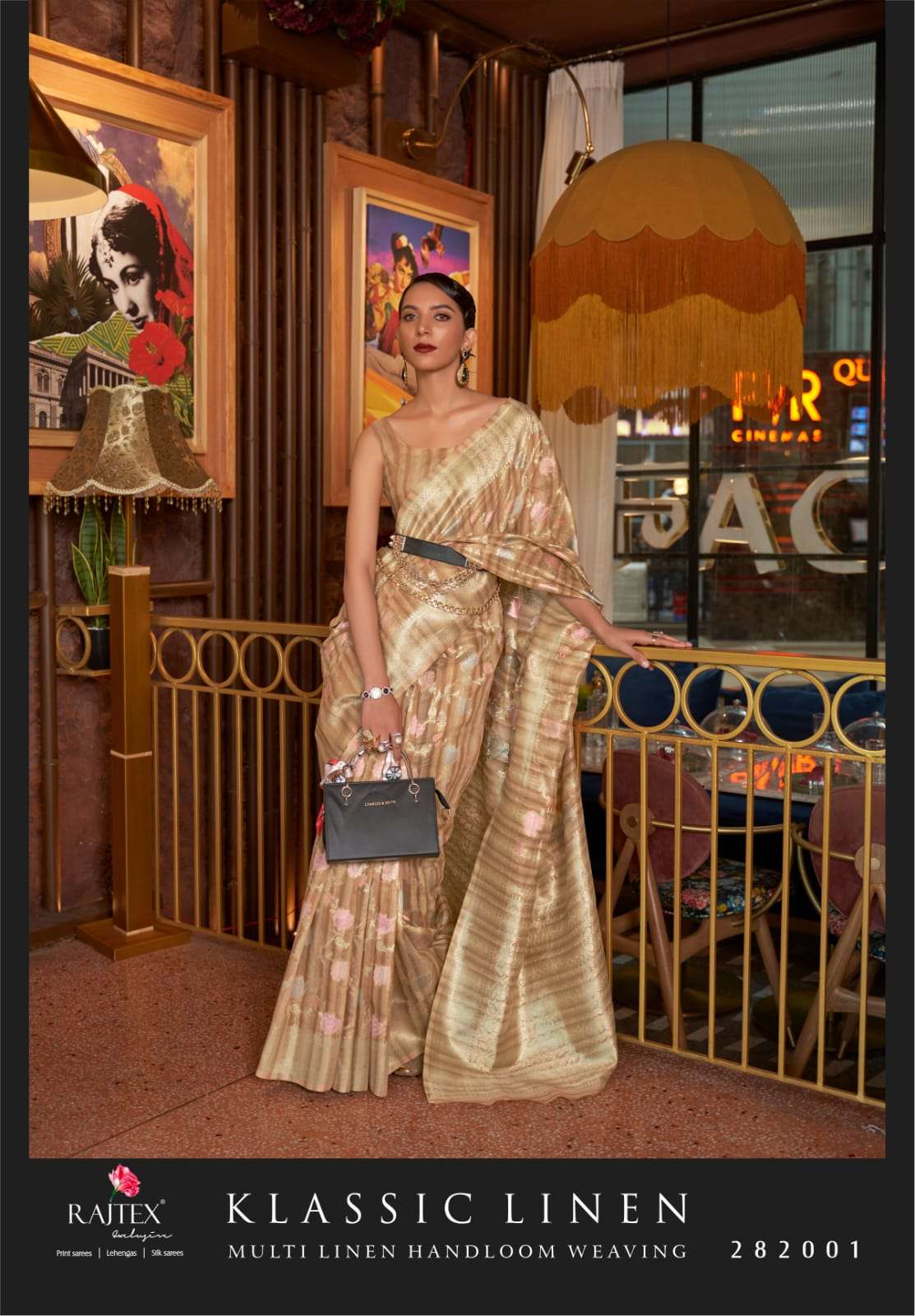 KLASSIC SILK BY RAJTEX 282001 TO 282006 SERIES PURE SILK SAREES-00137
