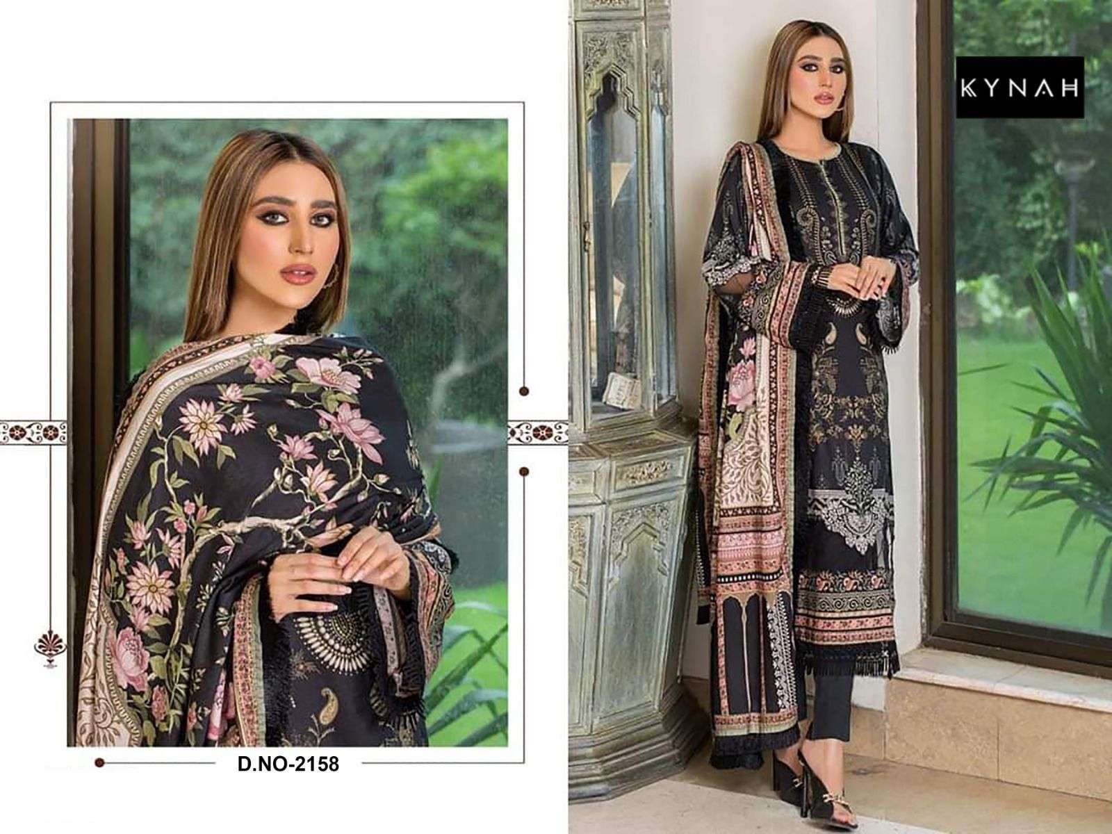 KYNAH 2158 SERIES PURE COTTON PRINTED PAKISTANI DRESS-00071